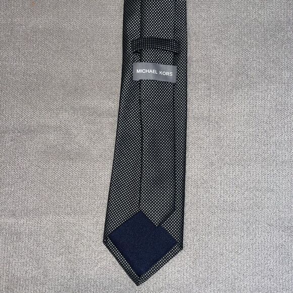 NWOT Michael Kors black & grey tie - Picture 3 of 5